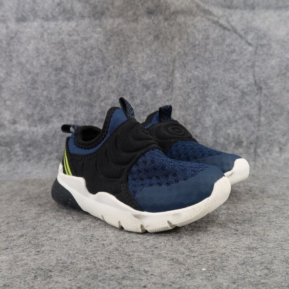 Athletic Works Shoes Toddler 7 Slip On Athletic Trainers Boys Kids Blue Black